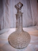 VERY OLD GLASS DECANTER WITH PONTIL BASE