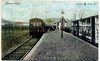 SCOTTISH POSTCARD MONIAIVE RAILWAY STATION, DUMFRIES 1906 WITH MONIAIVE POSTMARK