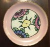 SCOTTISH POTTERY  PLATE  HAND PAINTED BY  GLASGOW GIRL  LAURA MEIKLEM BROWN